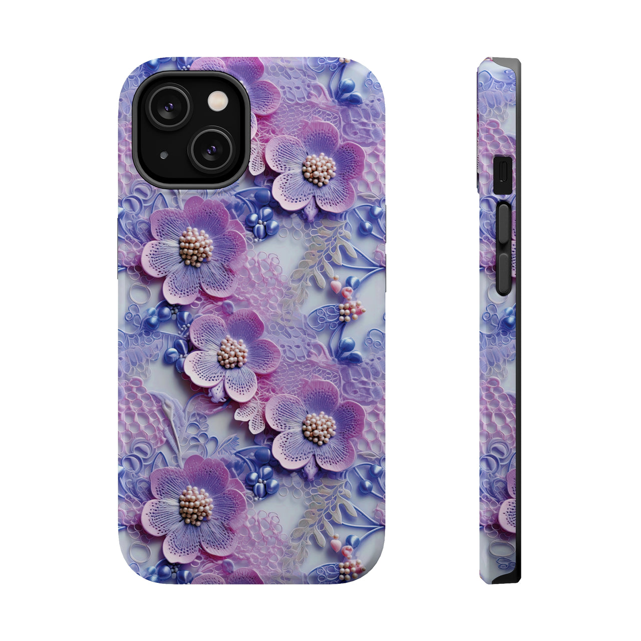 Pink and Purple Harmony - MagSafe Tough Cases for iPhone 14, iPhone 14 Pro, iPhone 14 Plus, and iPhone 14 Pro Max