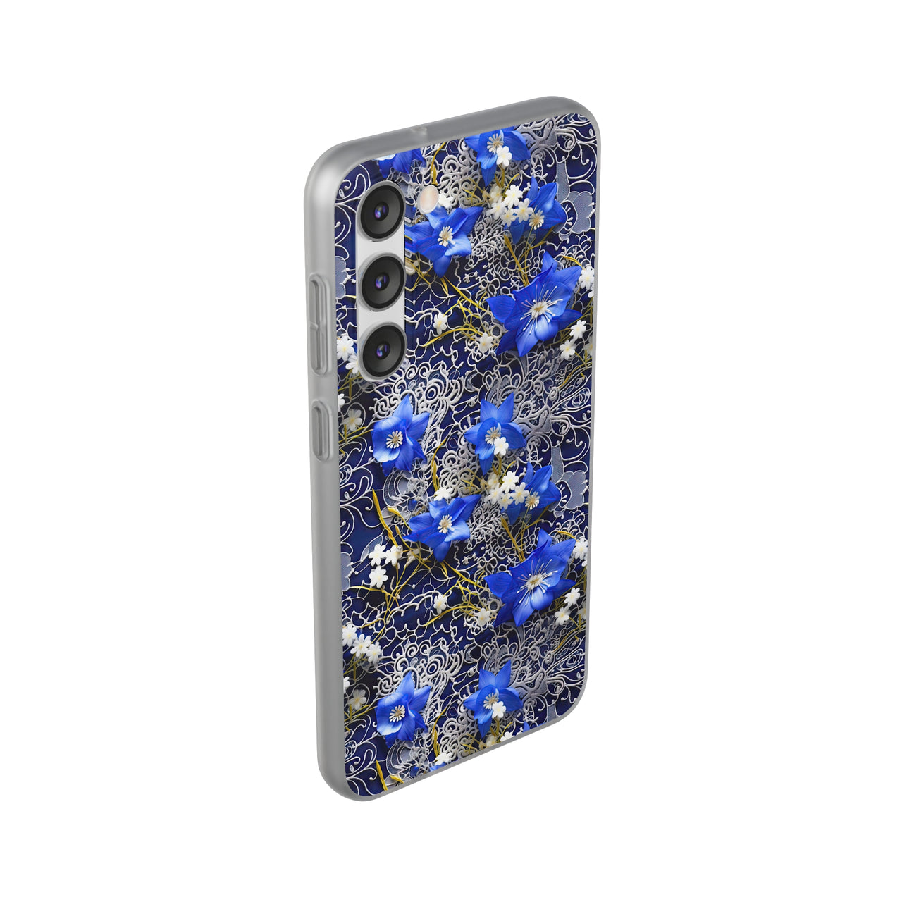 Cerulean Elegance - Flexi Cases for Samsung Galaxy S23, Samsung Galaxy S23 Plus, and Samsung Galaxy S23 Ultra