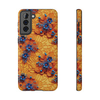 Thumbnail for Royal Ryukyu Blossoms - Impact-Resistant Case for Samsung Galaxy S21, Samsung Galaxy S21 Plus, and Samsung Galaxy S21 Ultra. Supports Wireless Charging.