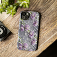 Thumbnail for Purple Sweet Pea Tough Case for iPhone 15, iPhone 15 Pro, iPhone 15 Plus, and iPhone 15 Pro Max