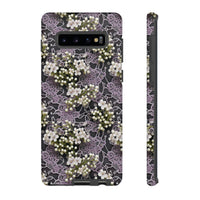 Thumbnail for White Flowers on a Purple Bed - Tough Case for Samsung Galaxy S10, Samsung Galaxy S10E, and Samsung Galaxy S10 Plus