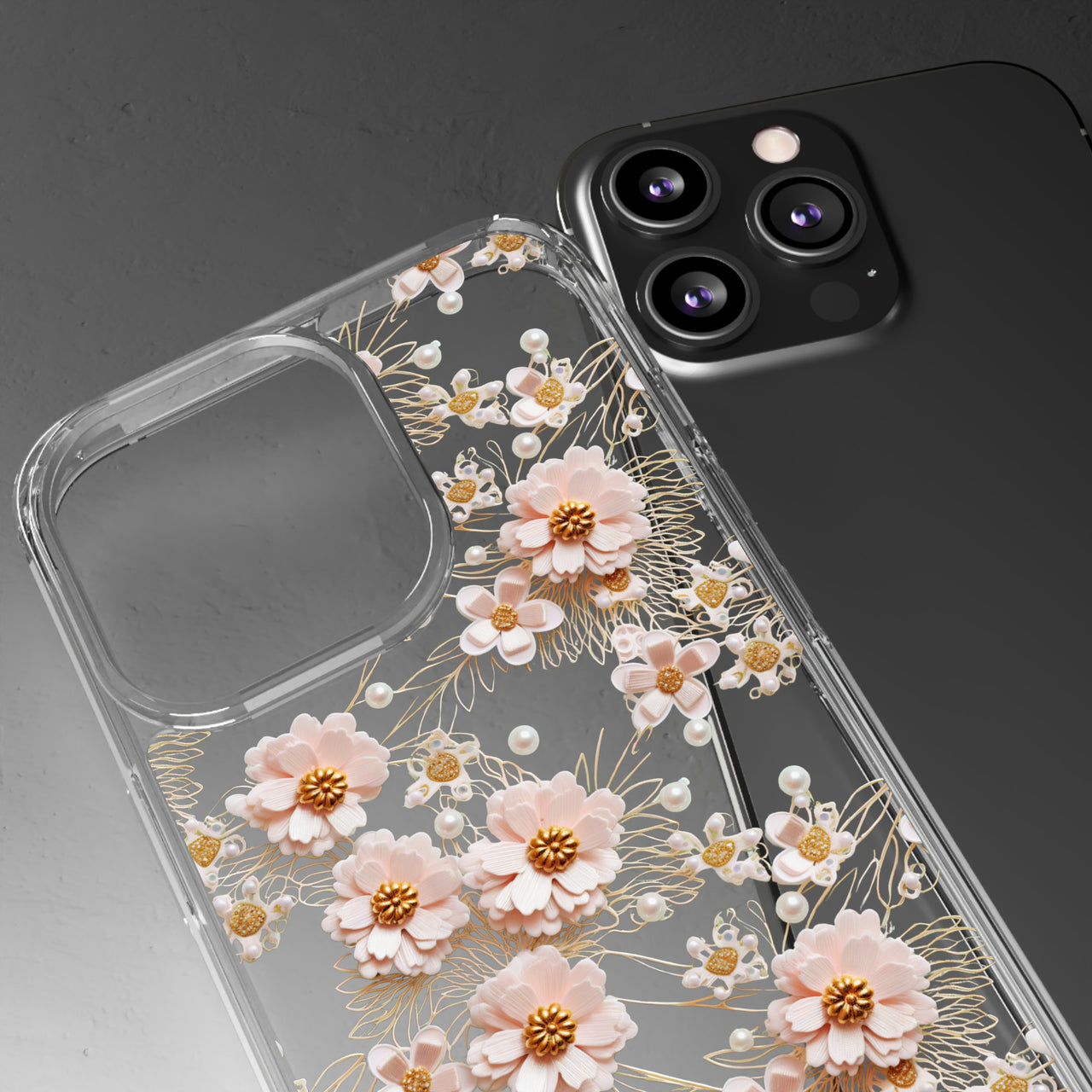 *Clear Case* Pretty in Pink - iPhone 13, iPhone 13 Mini, iPhone 13 Pro, iPhone 13 Pro Max - Supports Wireless Charging