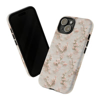 Thumbnail for White Lace and Cherry Blossoms Tough Case for iPhone 15, iPhone 15 Pro, iPhone 15 Plus, and iPhone 15 Pro Max