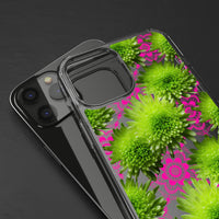 Thumbnail for *Clear Case* Green Mums and Lace - iPhone 12, iPhone 12 Mini, iPhone 12 Pro, iPhone 12 Pro Max - Supports Wireless Charging