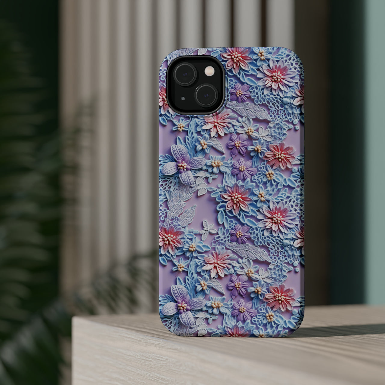 Cotton Candy Meadow - MagSafe Tough Cases for iPhone 14, iPhone 14 Pro, iPhone 14 Plus, and iPhone 14 Pro Max