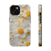 Thumbnail for White and Yellow Floral MagSafe Tough Cases for iPhone 13, iPhone 13 Mini, iPhone 13 Pro, & iPhone 13 Pro Max