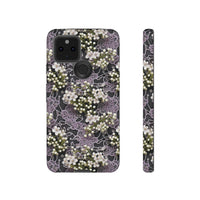 Thumbnail for White Flowers on a Purple Bed - Tough Case for Google Pixel 5 5G