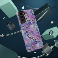 Thumbnail for Pink and Purple Harmony - Impact-Resistant Case for Samsung Galaxy S21, Samsung Galaxy S21 Plus, and Samsung Galaxy S21 Ultra. Supports Wireless Charging.