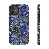 Thumbnail for Cerulean Elegance Impact-Resistant Case for iPhone 12, iPhone 12 Mini, iPhone 12 Pro, and iPhone 12 Pro Max. Supports Wireless Charging.