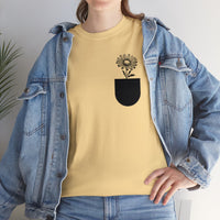 Thumbnail for Pocket Daisy Unisex Heavy Cotton Tee