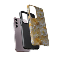 Thumbnail for Yellow Floral Tough Cases for Samsung Galaxy S23, Samsung Galaxy S23 Plus, and Samsung Galaxy S23 Ultra