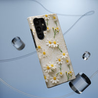 Thumbnail for Daisy Impact-Resistant Cases for Samsung Galaxy S22, Samsung Galaxy S22 Plus, and Samsung Galaxy S22 Ultra. Supports Wireless Charging.