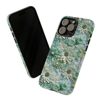 Thumbnail for Teal Petals - Tough Case for iPhone 15, iPhone 15 Pro, iPhone 15 Plus, and iPhone 15 Pro Max