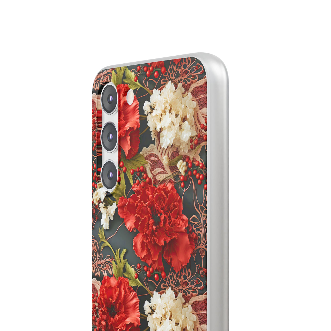 Carnation for January Birthday - Flexi Cases for Samsung Galaxy S23, Samsung Galaxy S23 Plus, and Samsung Galaxy S23 Ultra