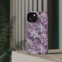 Thumbnail for Coquette Clematis MagSafe Tough Cases for iPhone 13, iPhone 13 Mini, iPhone 13 Pro, and iPhone 13 Pro Max.