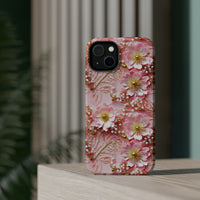 Thumbnail for Gold-Kissed Flowers on Pink Lace - MagSafe Tough Case for iPhone 14, iPhone 14 Pro, iPhone 14 Plus, and iPhone 14 Pro Max