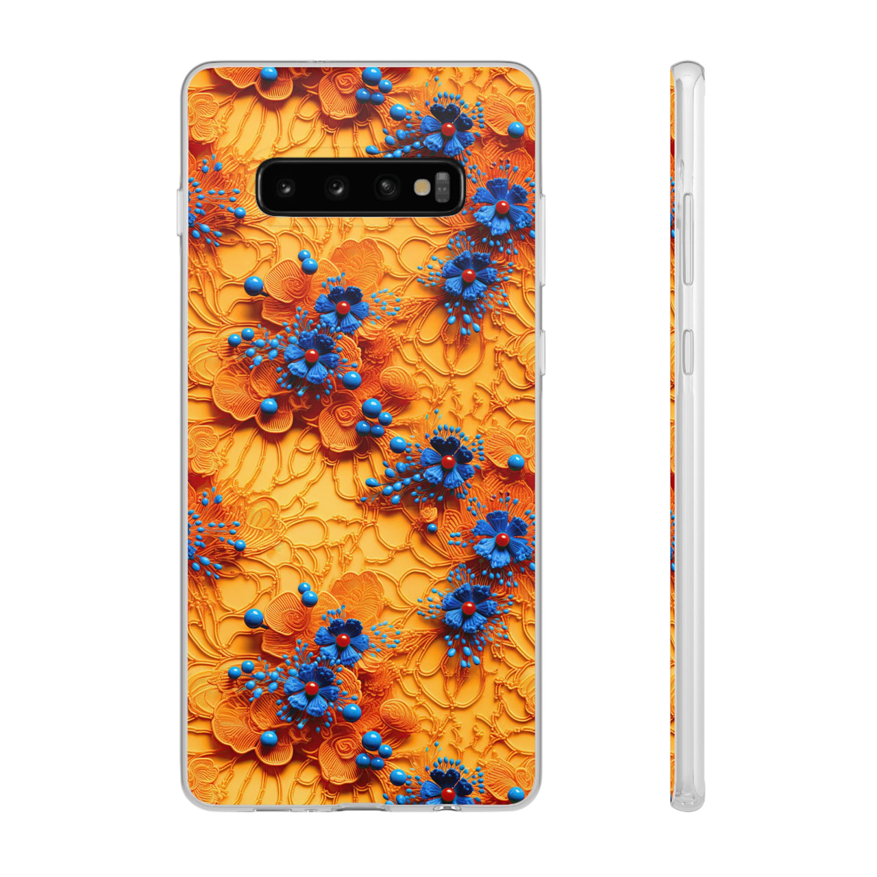 Royal Ryukyu Blossoms - Flexi Cases for Samsung Galaxy S10, Samsung Galaxy S10E, & Samsung Galaxy S10 Plus