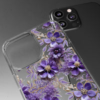 Thumbnail for *Clear Case* Violet Meadow - iPhone 13, iPhone 13 Mini, iPhone 13 Pro, iPhone 13 Pro Max - Supports Wireless Charging