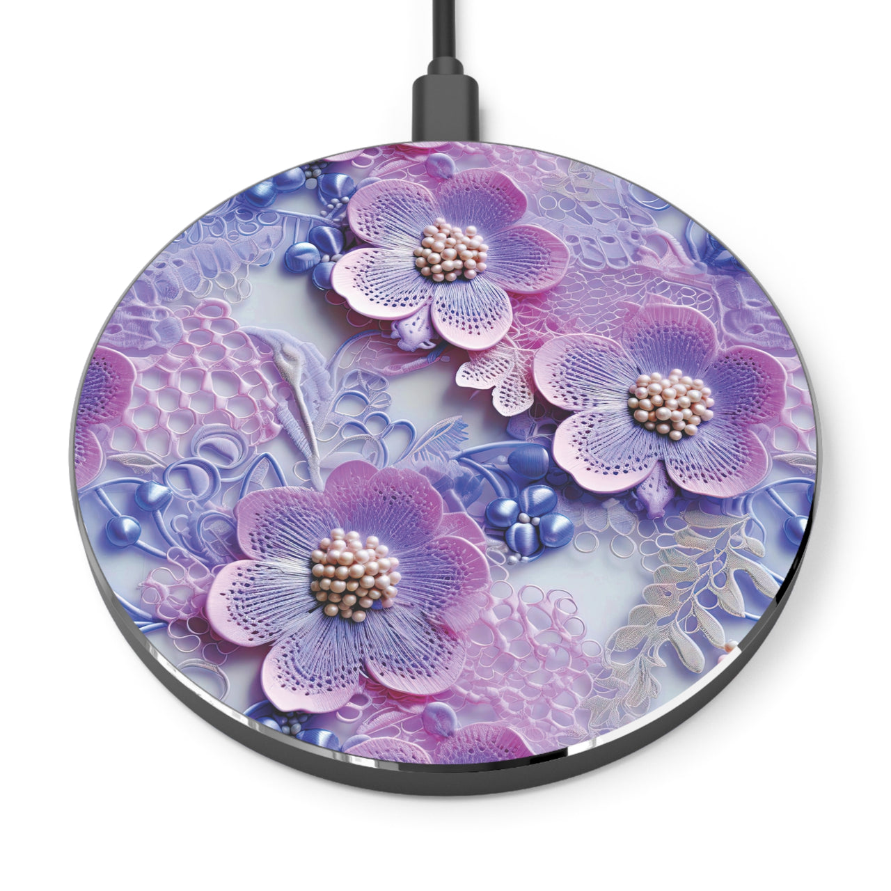 Pink and Purple Harmony - Wireless Charger for Qi Enabled Phones