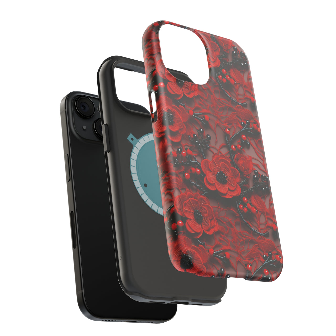 Scarlet Temptation - MagSafe Tough Case for iPhone 15, iPhone 15 Pro, iPhone 15 Plus, & iPhone 15 Pro Max