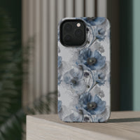 Thumbnail for Himalayan Blue Poppy MagSafe Tough Cases for iPhone 13, iPhone 13 Mini, iPhone 13 Pro, and iPhone 13 Pro Max.