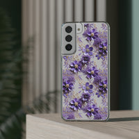 Thumbnail for *Clear Case* Violet Meadow - Samsung Galaxy S22, Samsung Galaxy S22 Plus, Samsung Galaxy S22 Ultra - Supports Wireless Charging