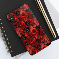 Thumbnail for Gothic Rose Tough Phone Cases for iPhone X, iPhone XR, iPhone XS, and iPhone XS MAX. Supports Wireless Charging.