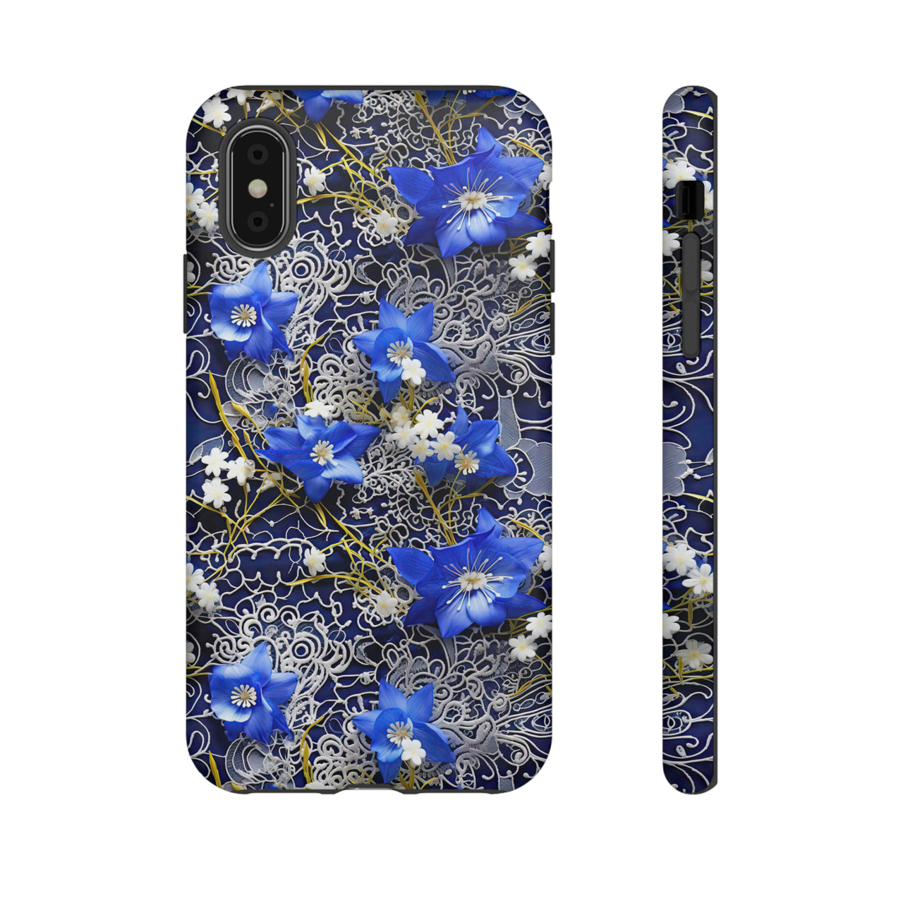 Cerulean Elegance Tough Cases for iPhone X, iPhone XR, iPhone XS, and iPhone XS MAX