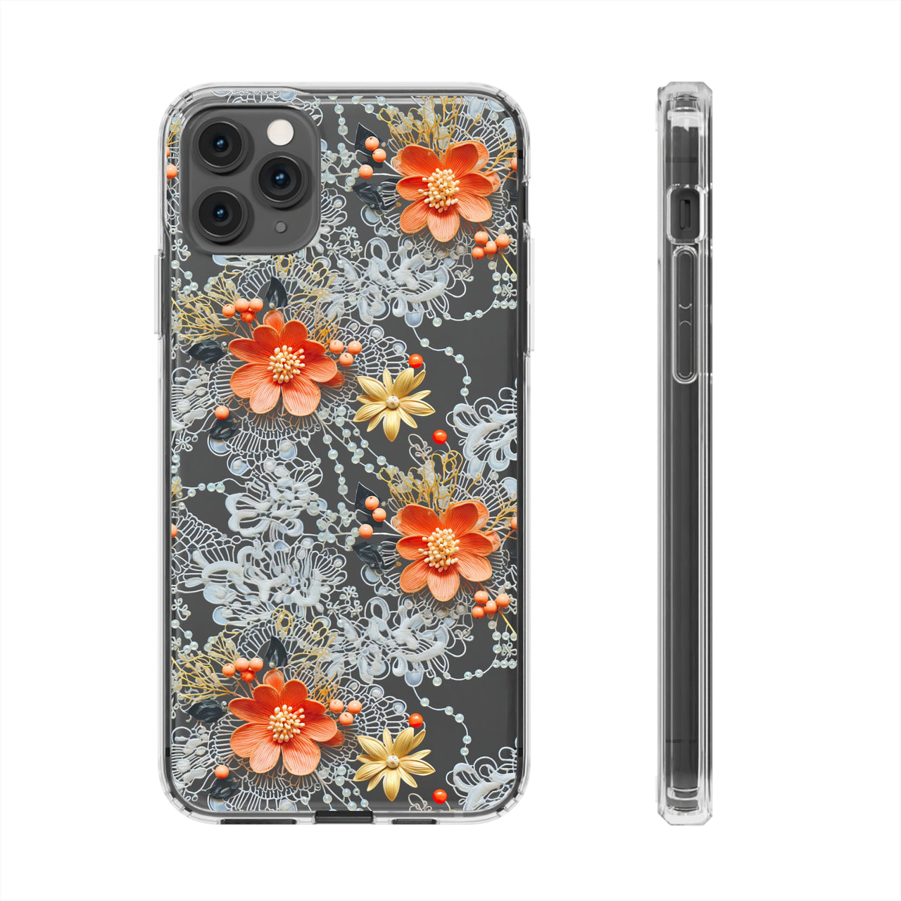 *Clear Case* Peach Perfection - iPhone 11, iPhone 11 Pro, iPhone 11 Pro Max - Supports Wireless Charging