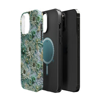 Thumbnail for Teal Petals - MagSafe Tough Cases for iPhone 13, iPhone 13 Mini, iPhone 13 Pro, and iPhone 13 Pro Max.