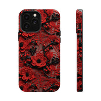 Thumbnail for Scarlet Temptation MagSafe Tough Cases for iPhone 13, iPhone 13 Mini, iPhone 13 Pro, and iPhone 13 Pro Max.