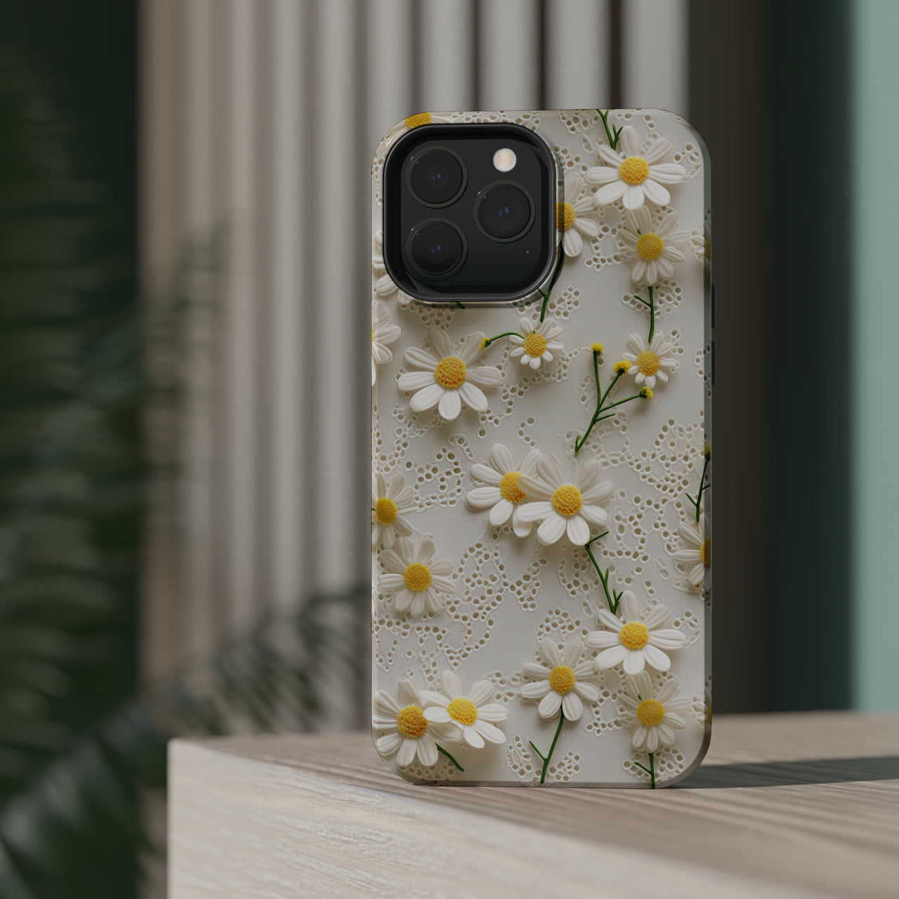 Daisy MagSafe Tough Cases for iPhone 13, iPhone 13 Mini, iPhone 13 Pro, and iPhone 13 Pro Max.