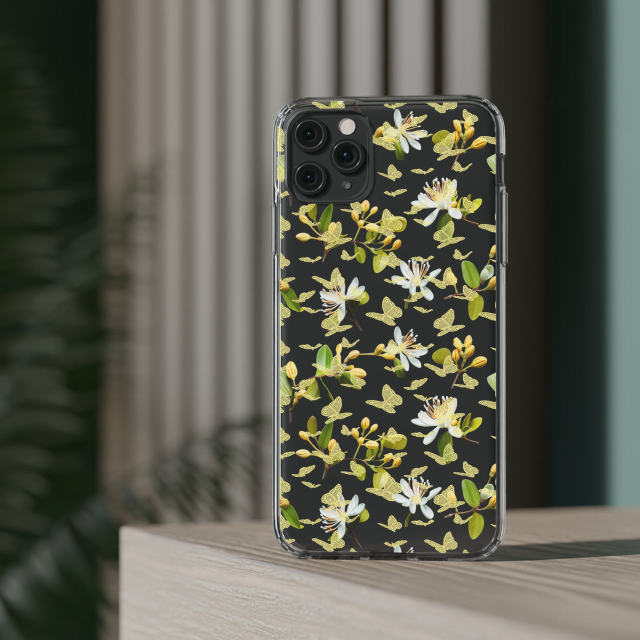 *Clear Case* Lace Butterfly - iPhone 11, iPhone 11 Pro, iPhone 11 Pro Max - Supports Wireless Charging