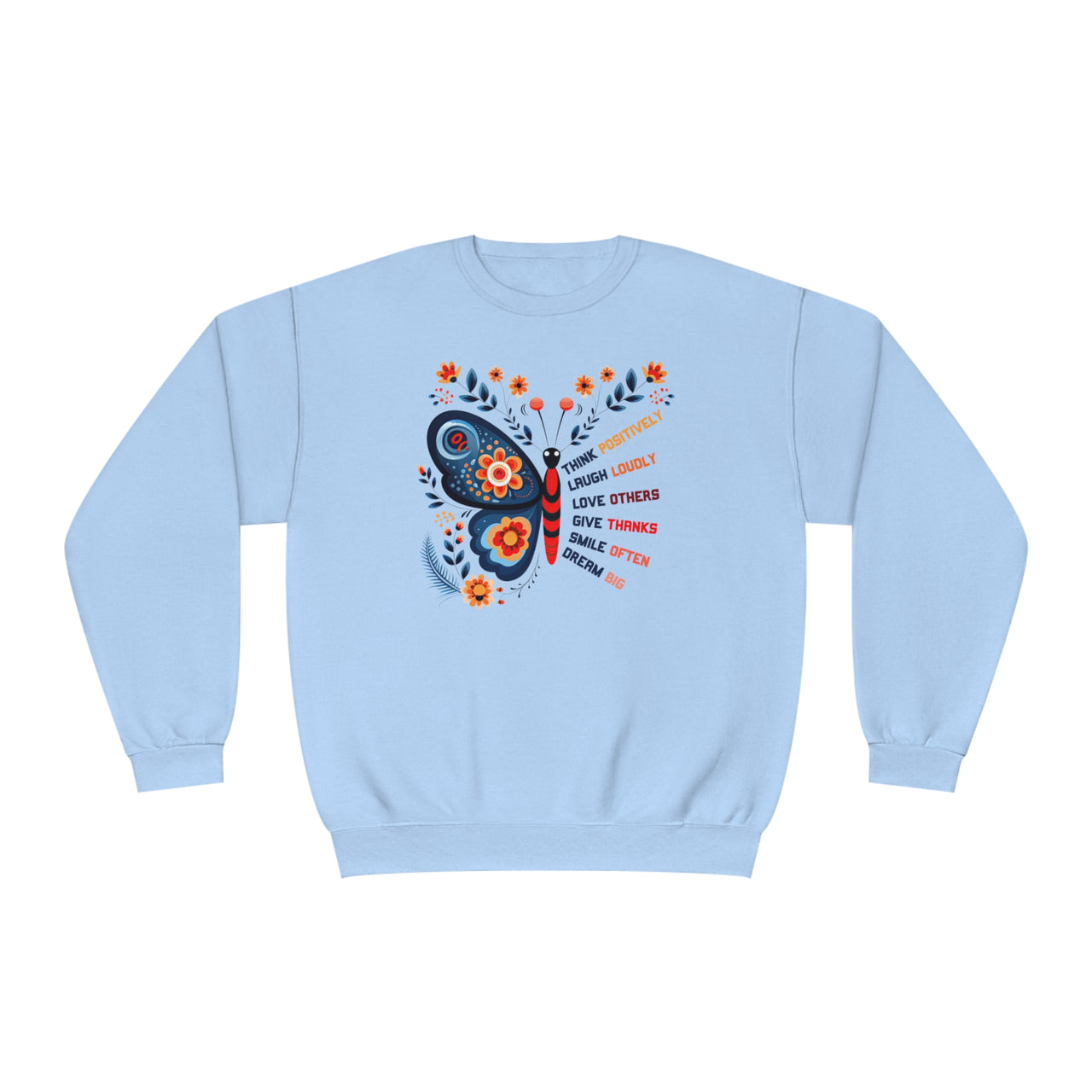 Think Positively Unisex NuBlend® Crewneck Sweatshirt