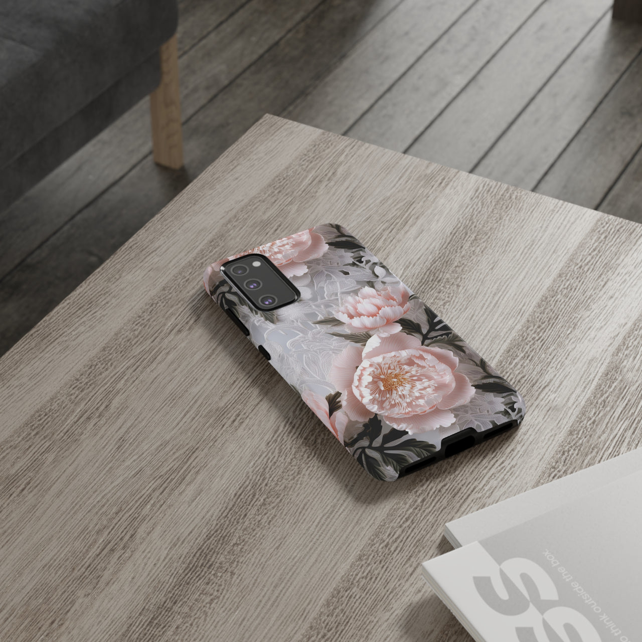 Pink Peony Tough Case for Samsung Galaxy S20, Samsung Galaxy S20+, Samsung Galaxy S20 Ultra, and Samsung Galaxy S20 FE