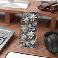 Thumbnail for White Clematis on Vintage Lace Mobile Display Stand for Smartphones