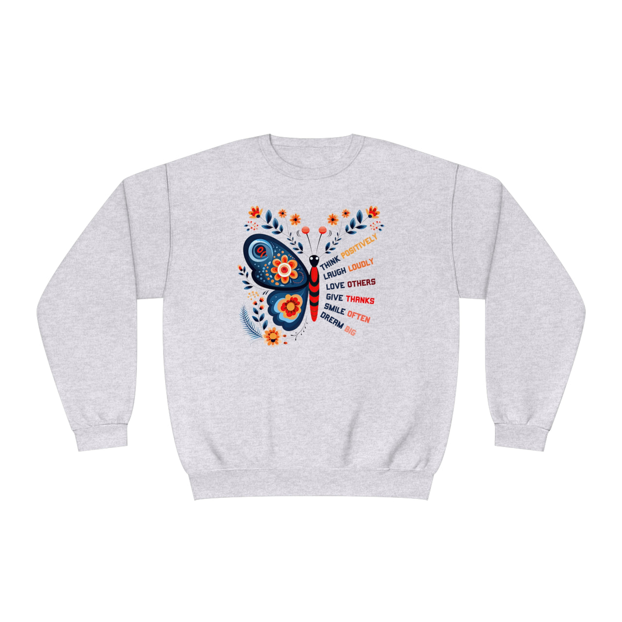 Think Positively Unisex NuBlend® Crewneck Sweatshirt