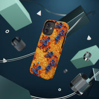 Thumbnail for Royal Ryukyu Blossoms - Impact-Resistant Case for iPhone 12, iPhone 12 Mini, iPhone 12 Pro, and iPhone 12 Pro Max. Supports Wireless Charging.