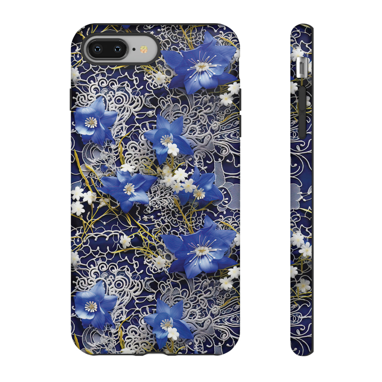 Cerulean Elegance Tough Case for iPhone 8 and iPhone 8 Plus