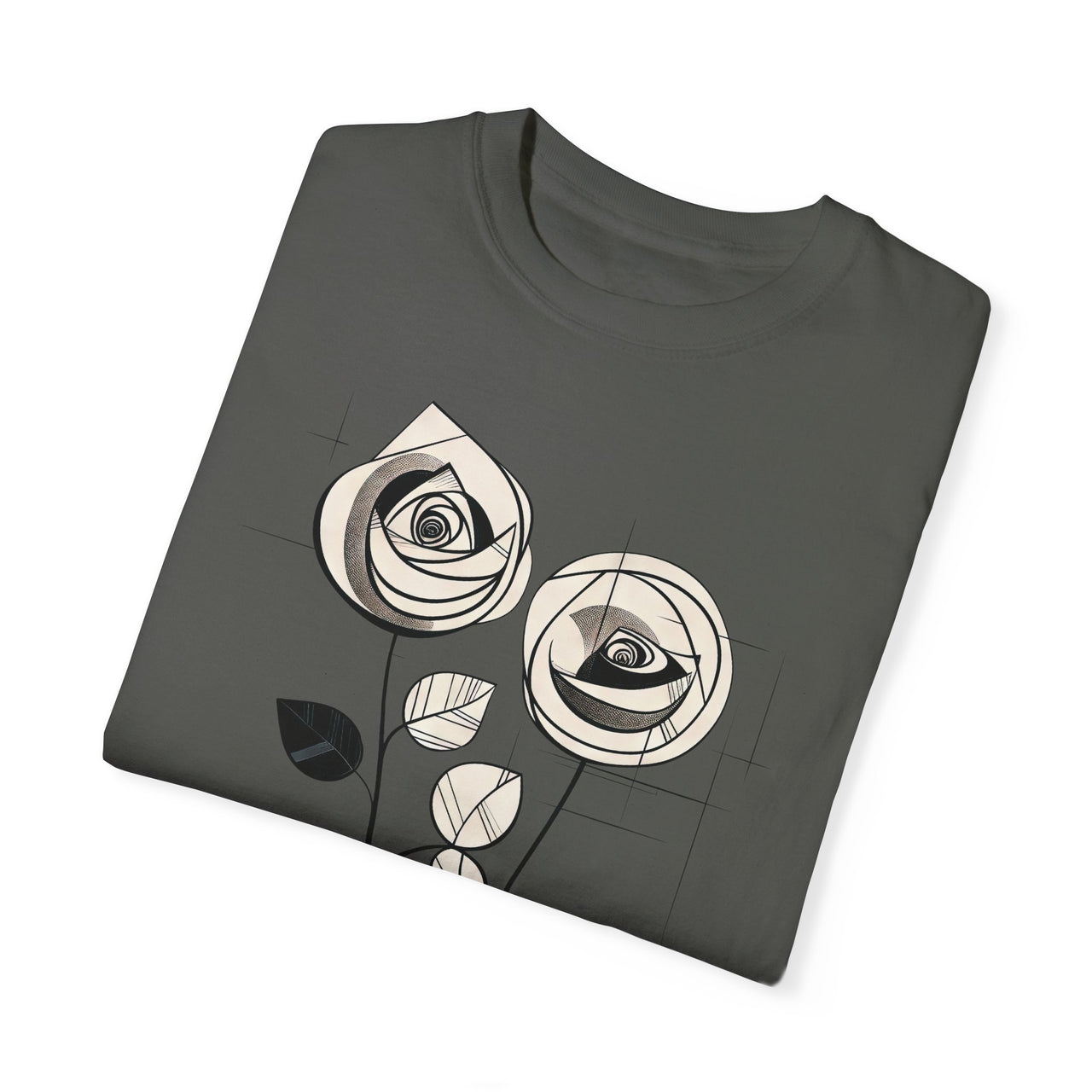 Bauhaus Roses Unisex Garment-Dyed T-shirt