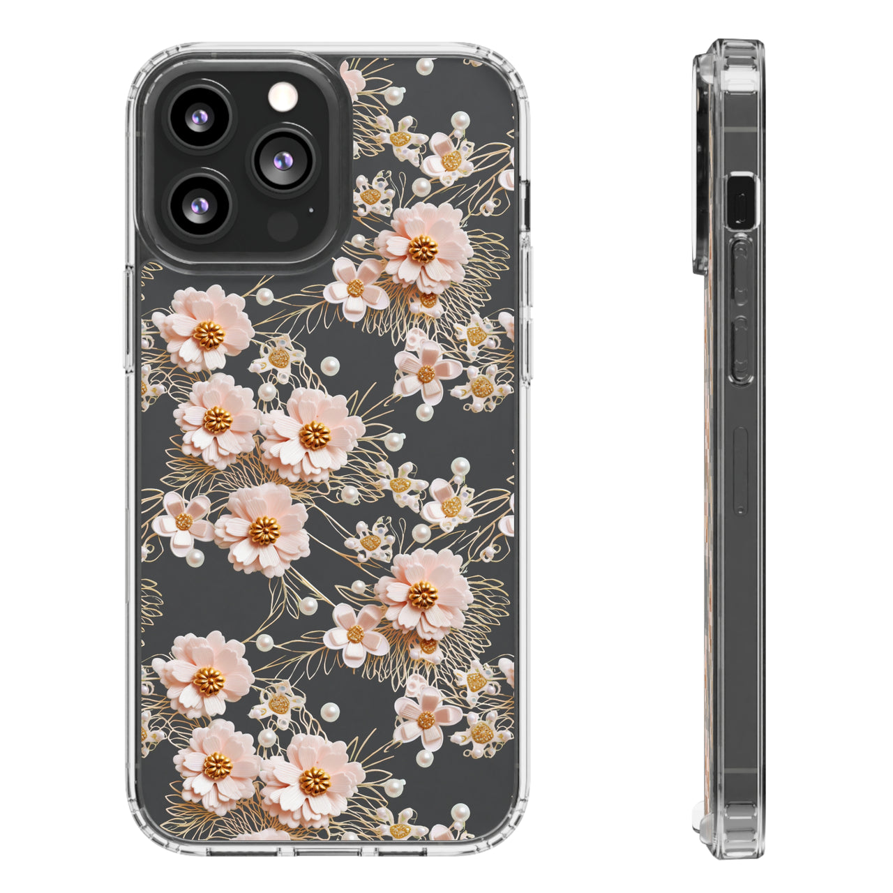 *Clear Case* Pretty in Pink - iPhone 13, iPhone 13 Mini, iPhone 13 Pro, iPhone 13 Pro Max - Supports Wireless Charging