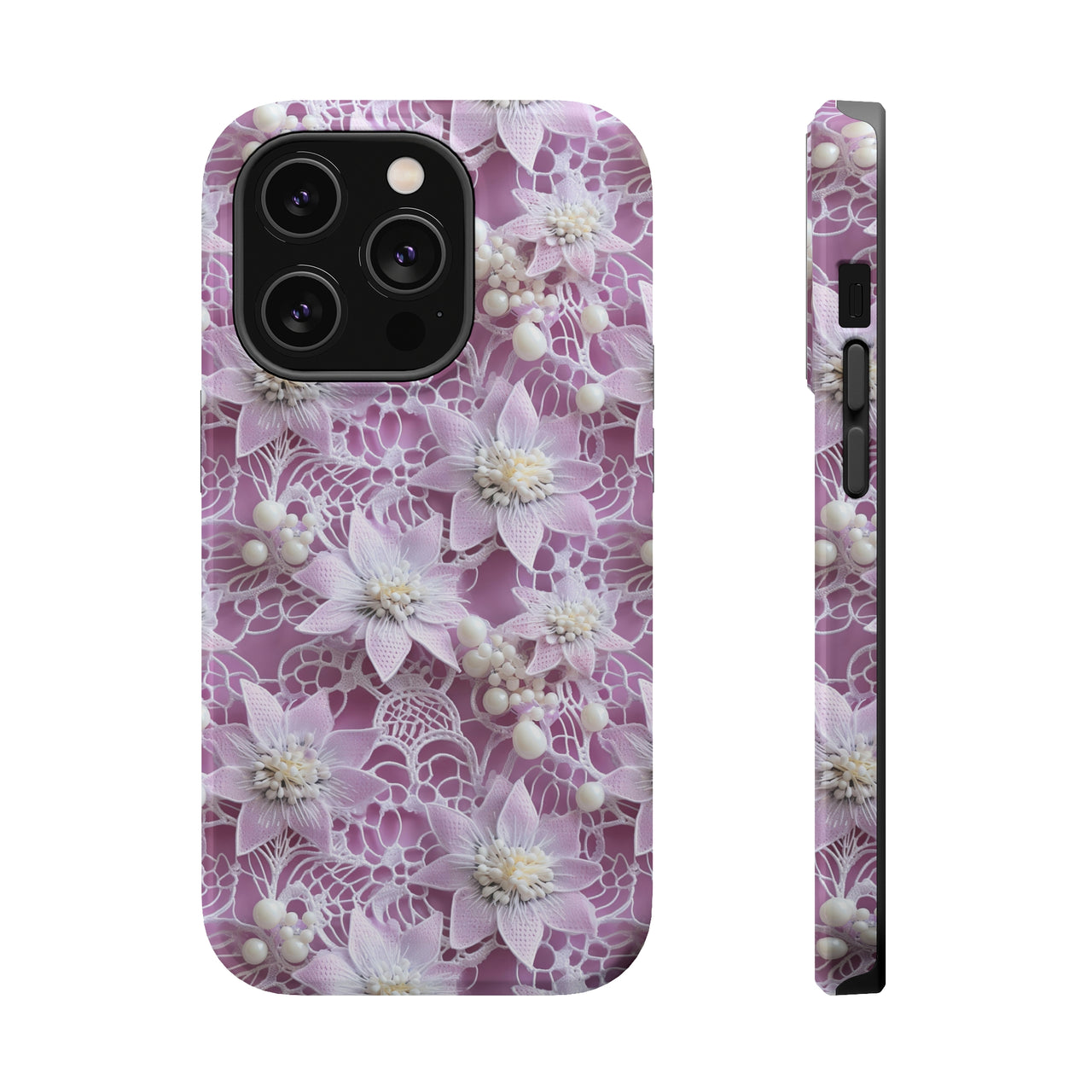 Coquette Clematis MagSafe Tough Cases for iPhone 14, iPhone 14 Pro, iPhone 14 Plus, and iPhone 14 Pro Max