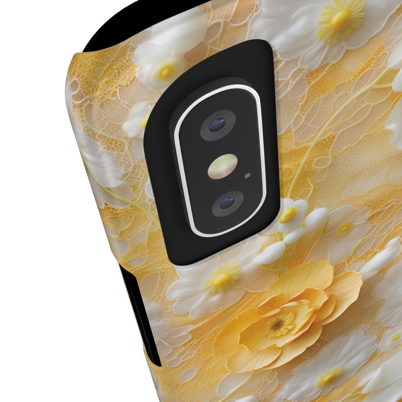 Yellow Floral - Slim Phone Cases for iPhone X, iPhone XR, iPhone XS, and iPhone XS MAX