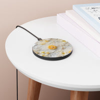 Thumbnail for Yellow and White Floral Wireless Charger for Qi Enabled Phones