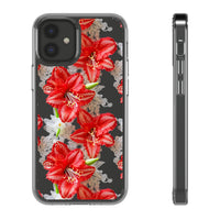 Thumbnail for *Clear Case* Enchanting Amaryllis - iPhone 12, iPhone 12 Mini, iPhone 12 Pro, iPhone 12 Pro Max - Supports Wireless Charging