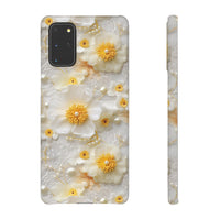 Thumbnail for Yellow and White Floral - Snap Case for Samsung Galaxy S20, Samsung Galaxy S20+, Samsung Galaxy S20 Ultra, & Samsung Galaxy S20 FE