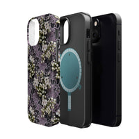 Thumbnail for White Flowers on a Purple Bed - MagSafe Tough Cases for iPhone 13, iPhone 13 Mini, iPhone 13 Pro, and iPhone 13 Pro Max.