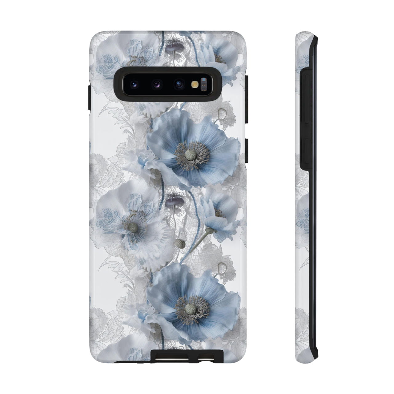 Himalayan Blue Poppy Tough Cases for Samsung Galaxy S10, Samsung Galaxy S10E, and Samsung Galaxy S10 Plus