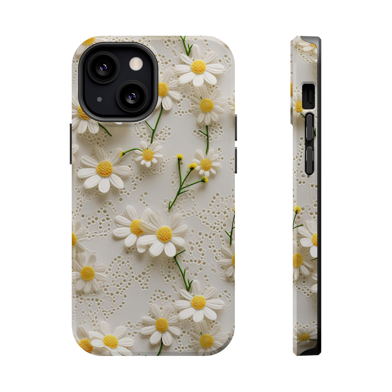 Daisy MagSafe Tough Cases for iPhone 13, iPhone 13 Mini, iPhone 13 Pro, and iPhone 13 Pro Max.