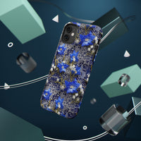 Thumbnail for Cerulean Elegance Impact-Resistant Cases for iPhone 11, iPhone 11 Pro, and iPhone 11 Pro Max. Supports Wireless Charging.